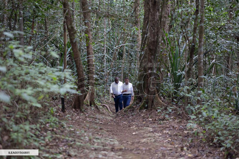 Macron Visits The Varirata National Park Forest - Papua New Guinea