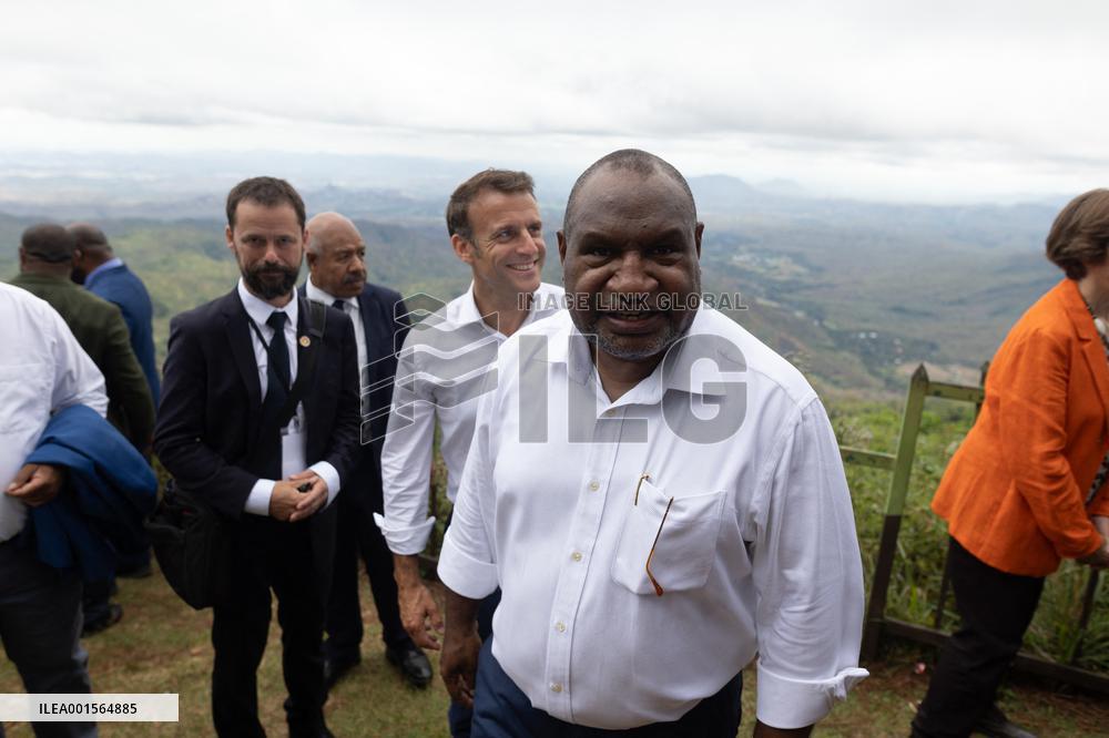 Macron Visits The Varirata National Park Forest - Papua New Guinea
