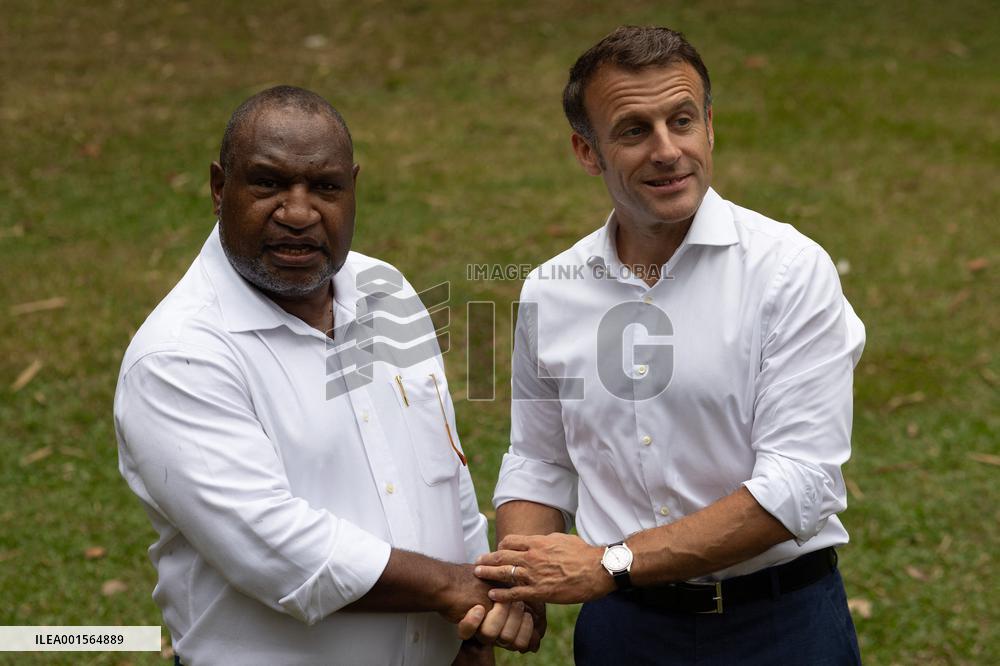 Macron Visits The Varirata National Park Forest - Papua New Guinea