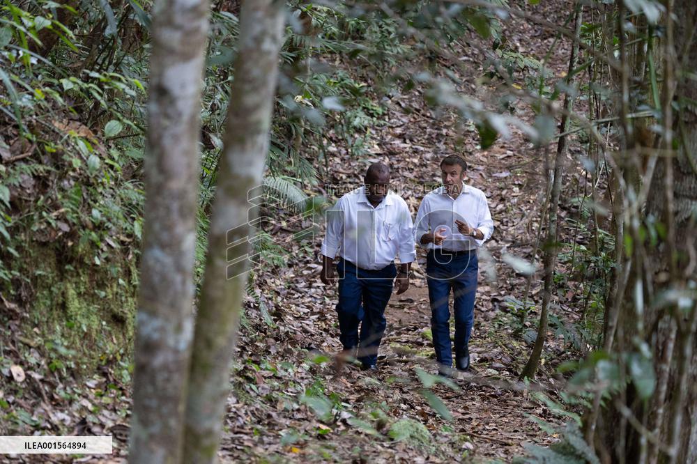 Macron Visits The Varirata National Park Forest - Papua New Guinea