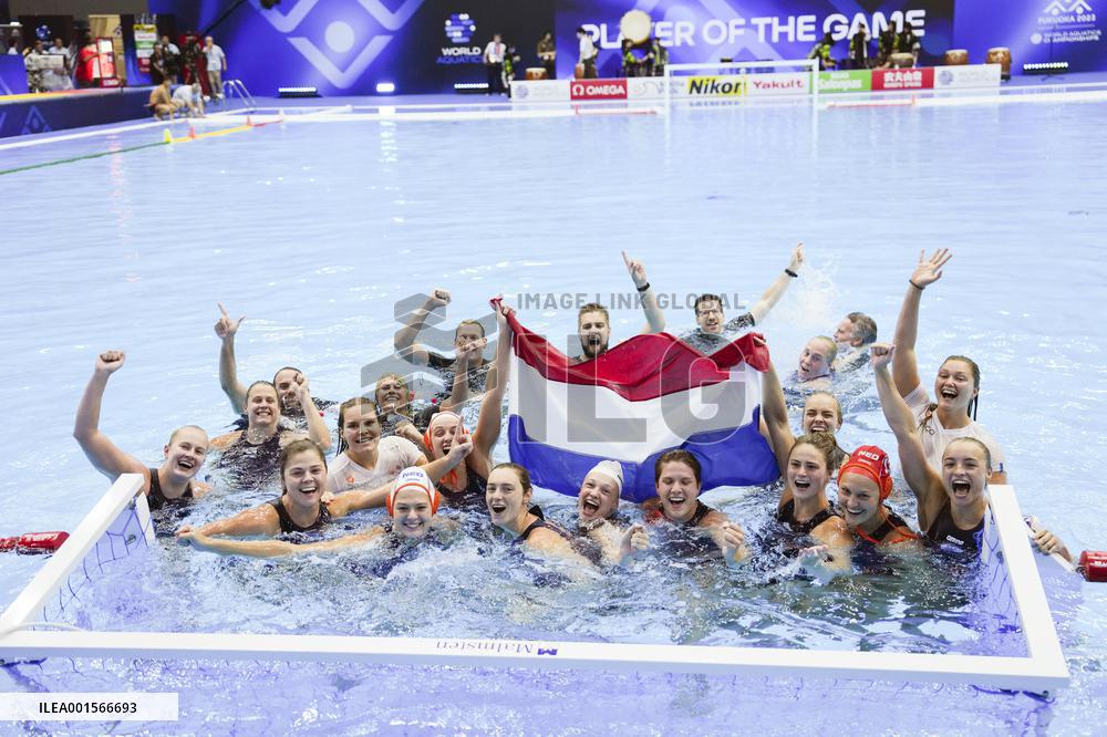 (SP)JAPAN-FUKUOKA-WORLD AQUATICS CHAMPIONSHIPS-WATER POLO-WOMEN-FINAL-NED VS ESP