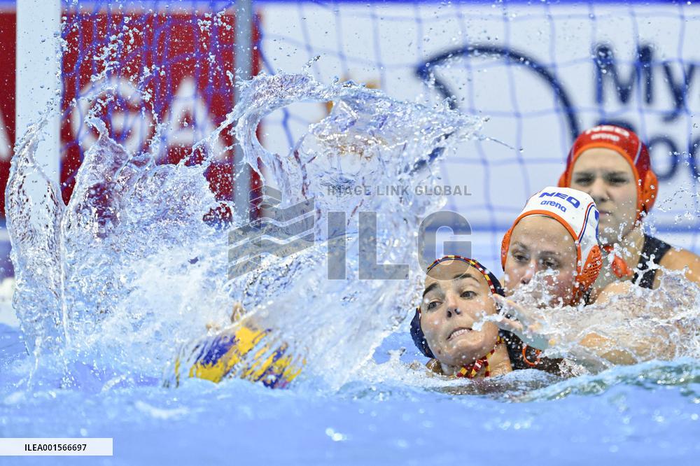 (SP)JAPAN-FUKUOKA-WORLD AQUATICS CHAMPIONSHIPS-WATER POLO-WOMEN-FINAL-NED VS ESP