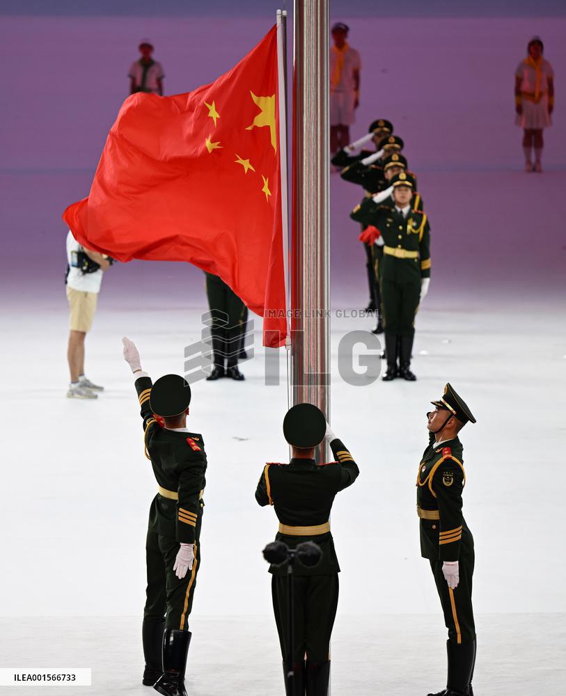 (Chengdu Universiade)CHINA-SICHUAN-CHENGDU-WORLD UNIVERSITY GAMES-OPENING CEREMONY(CN)