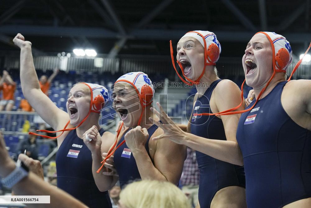 (SP)JAPAN-FUKUOKA-WORLD AQUATICS CHAMPIONSHIPS-WATER POLO-WOMEN-FINAL-NED VS ESP
