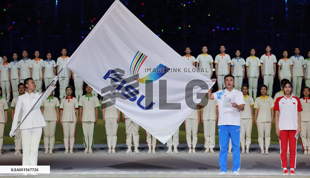 (Chengdu Universiade)CHINA-SICHUAN-CHENGDU-WORLD UNIVERSITY GAMES-OPENING CEREMONY(CN)