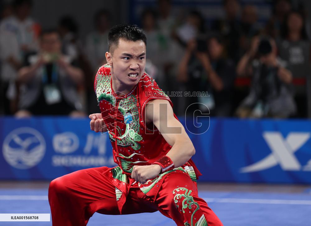 (Chengdu Universiade)CHINA-SICHUAN-CHENGDU-WORLD UNIVERSITY GAMES-WUSHU(CN)