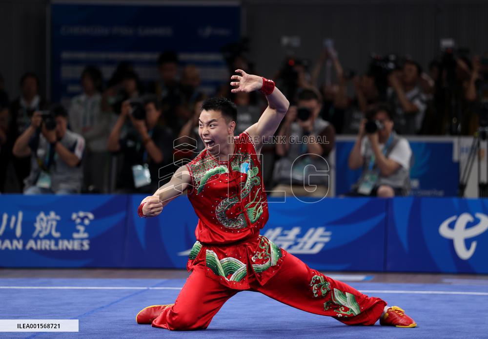 (Chengdu Universiade)CHINA-SICHUAN-CHENGDU-WORLD UNIVERSITY GAMES-WUSHU(CN)
