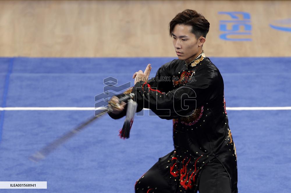 (Chengdu Universiade)CHINA-SICHUAN-CHENGDU-WORLD UNIVERSITY GAMES-WUSHU(CN)