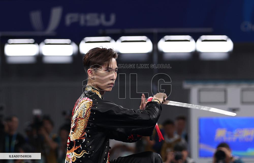 (Chengdu Universiade)CHINA-SICHUAN-CHENGDU-WORLD UNIVERSITY GAMES-WUSHU(CN)