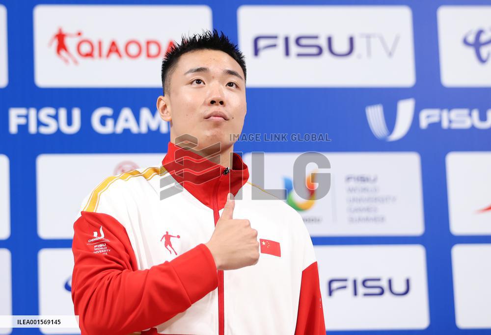 (Chengdu Universiade)CHINA-SICHUAN-CHENGDU-WORLD UNIVERSITY GAMES-WUSHU(CN)