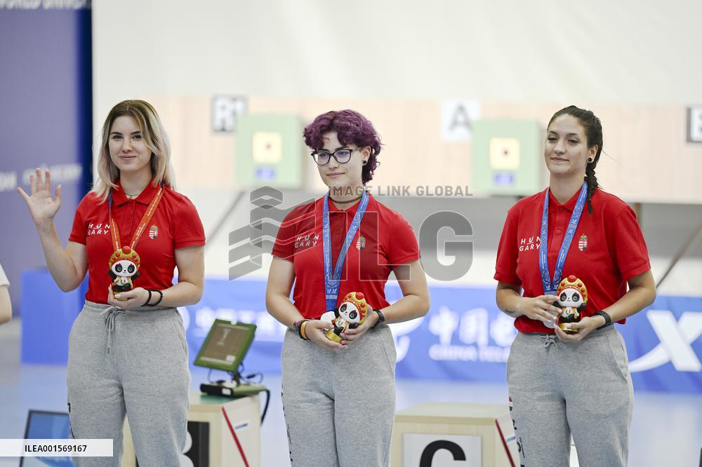 (Chengdu Universiade)CHINA-SICHUAN-CHENGDU-WORLD UNIVERSITY GAMES-SHOOTING(CN)