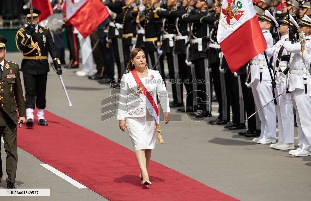 PERU-LIMA-INDEPENDENCE-COMMEMORATION