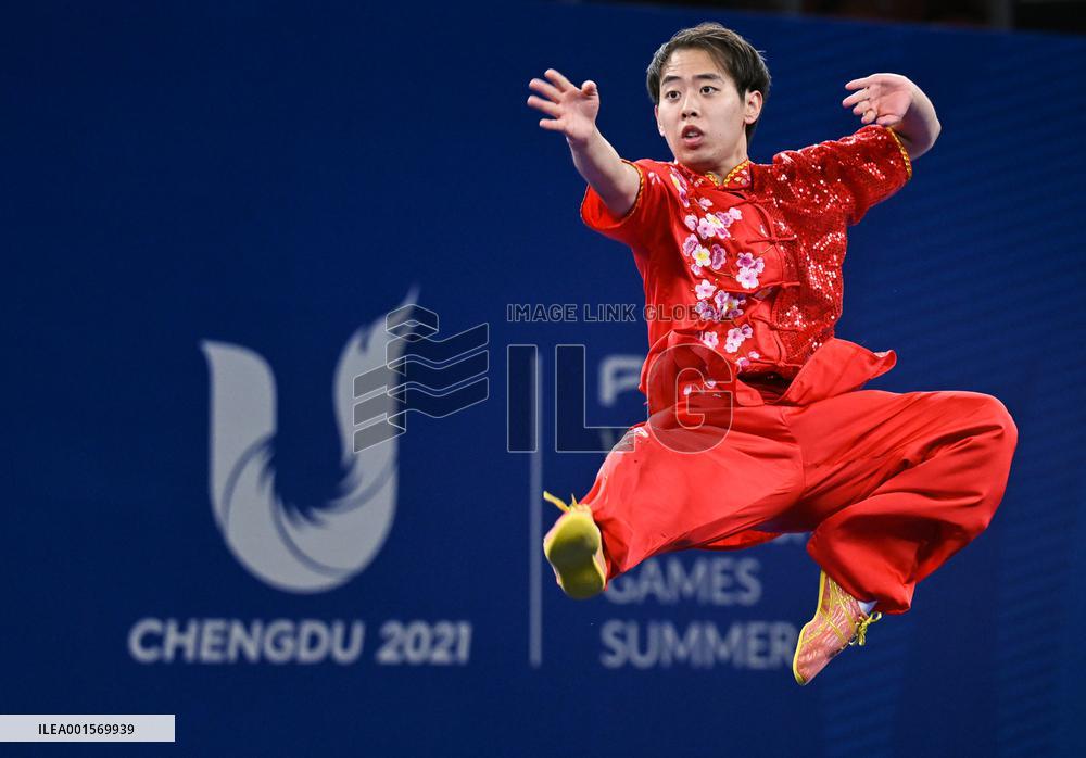 (Chengdu Universiade)CHINA-SICHUAN-CHENGDU-WORLD UNIVERSITY GAMES-WUSHU(CN)