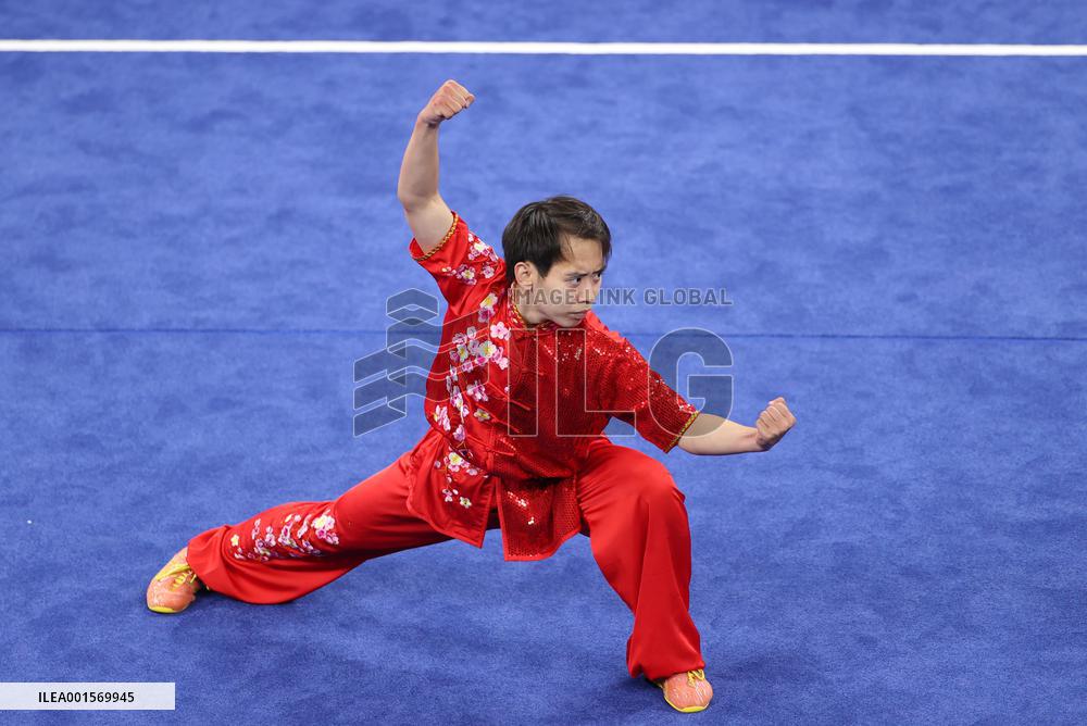 (Chengdu Universiade)CHINA-SICHUAN-CHENGDU-WORLD UNIVERSITY GAMES-WUSHU(CN)