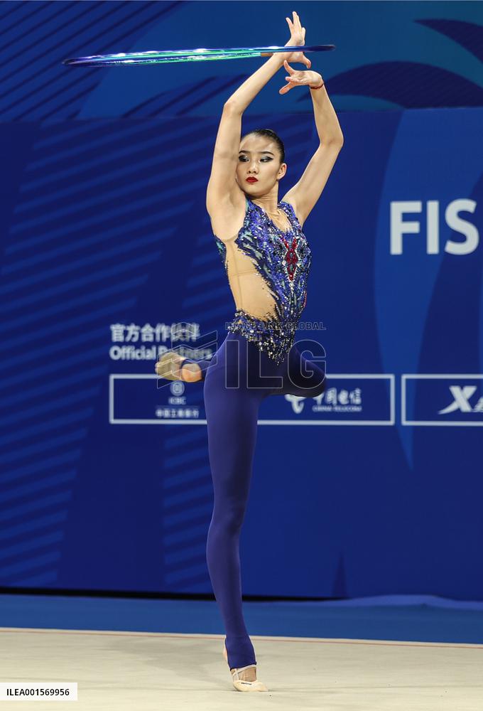 (Chengdu Universiade)CHINA-SICHUAN-CHENGDU-WORLD UNIVERSITY GAMES-RHYTHMIC GYMNASTICS (CN)