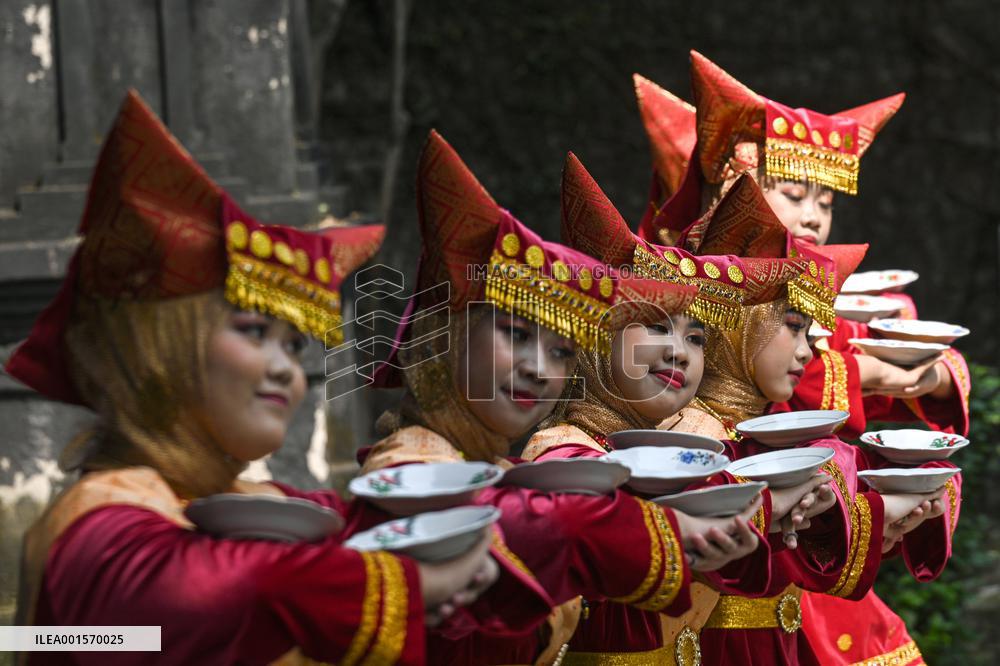 INDONESIA-SOUTH TANGERANG-TRADITIONAL DANCE COMPETITION
