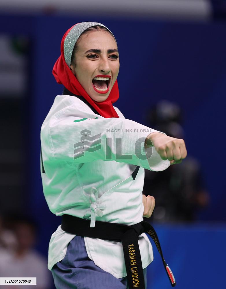 (Chengdu Universiade)CHINA-SICHUAN-CHENGDU-WORLD UNIVERSITY GAMES-TAEKWONDO(CN)