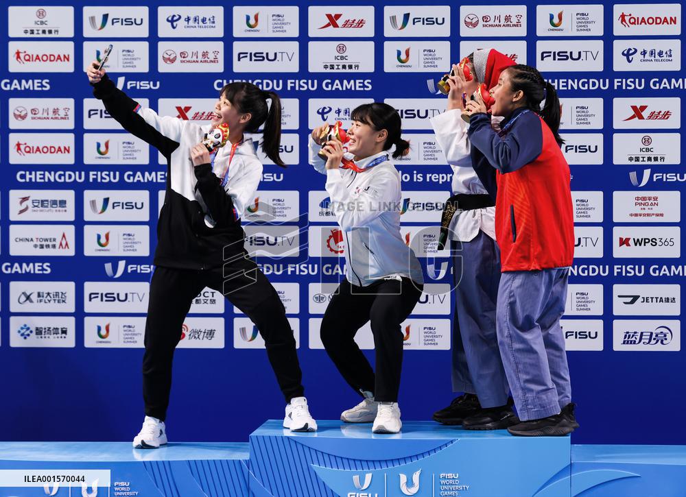 (Chengdu Universiade)CHINA-SICHUAN-CHENGDU-WORLD UNIVERSITY GAMES-TAEKWONDO(CN)