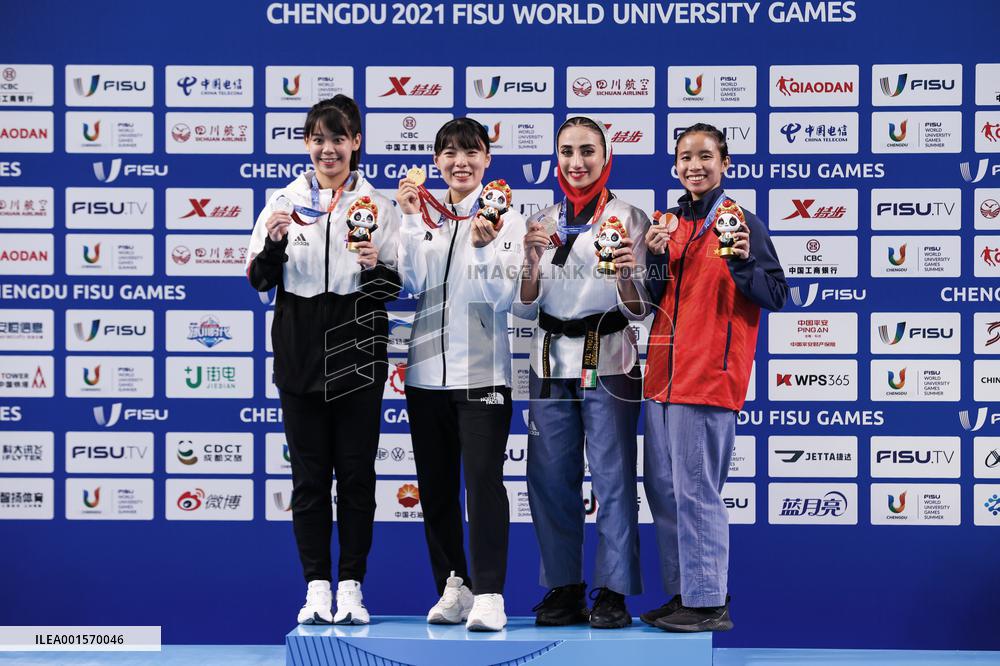(Chengdu Universiade)CHINA-SICHUAN-CHENGDU-WORLD UNIVERSITY GAMES-TAEKWONDO(CN)