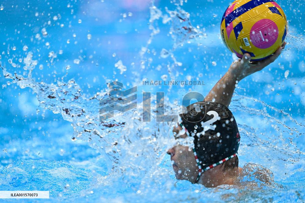(SP)JAPAN-FUKUOKA-WORLD AQUATICS CHAMPIONSHIPS-WATER POLO-MEN-FINAL-GRE VS HUN