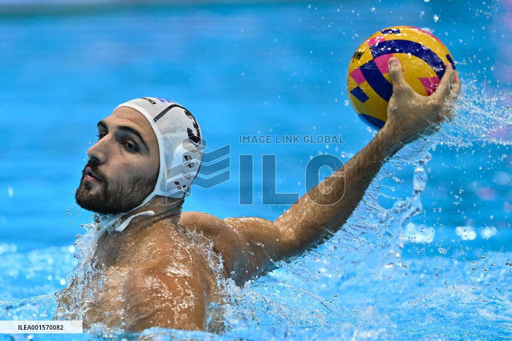 (SP)JAPAN-FUKUOKA-WORLD AQUATICS CHAMPIONSHIPS-WATER POLO-MEN-FINAL-GRE VS HUN