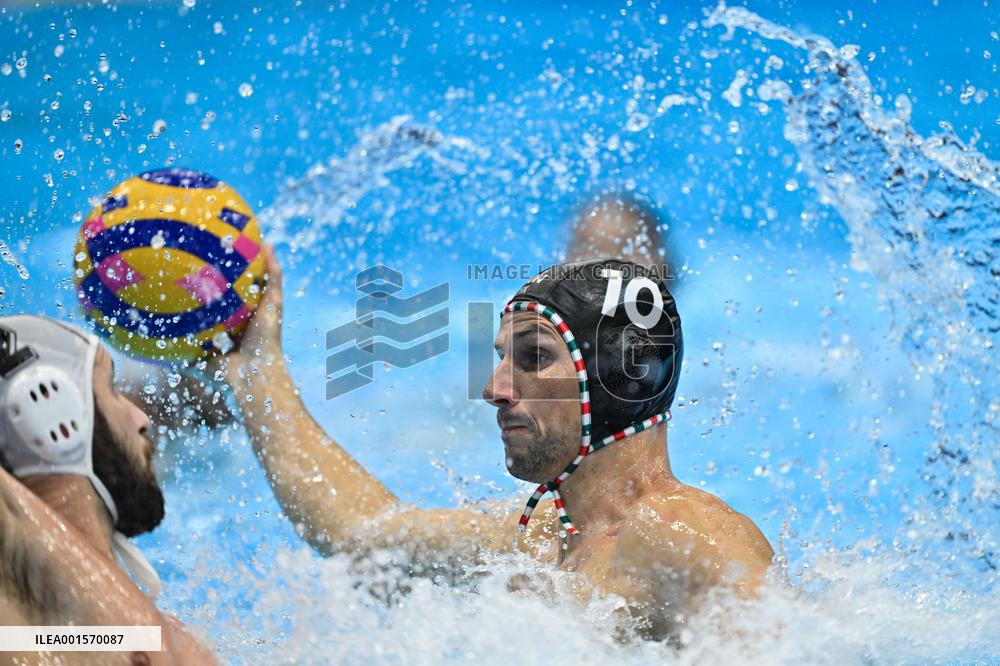 (SP)JAPAN-FUKUOKA-WORLD AQUATICS CHAMPIONSHIPS-WATER POLO-MEN-FINAL-GRE VS HUN