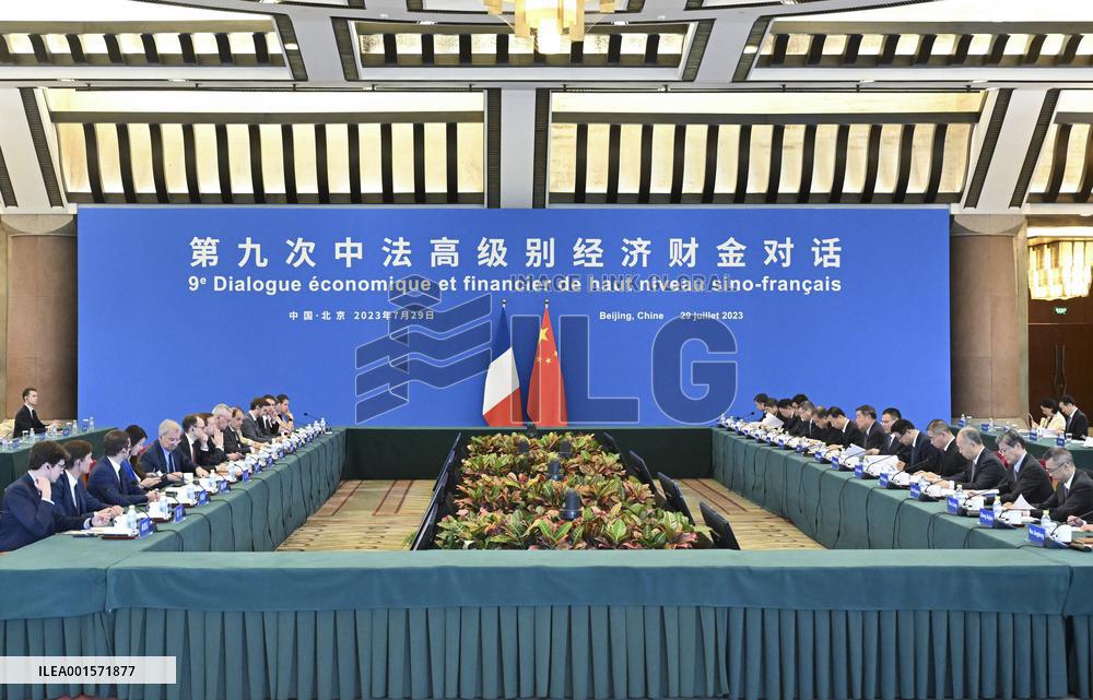 CHINA-FRANCE-ECONOMIC, FINANCIAL DIALOGUE (CN)