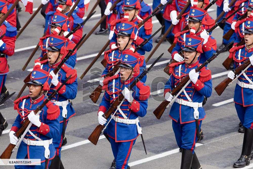 PERU-LIMA-INDEPENDENCE-COMMEMORATION-PARADE