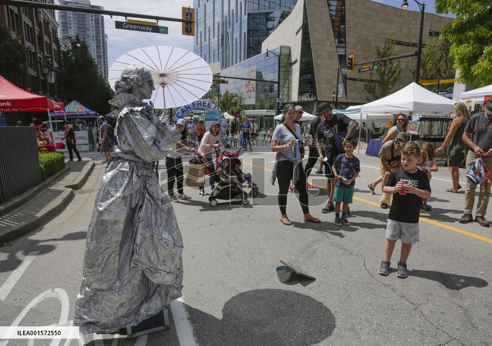 CANADA-NEW WESTMINSTER-CAR FREE DAY