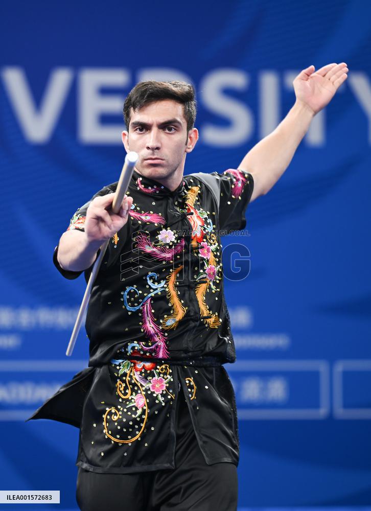 (Chengdu Universiade)CHINA-SICHUAN-CHENGDU-WORLD UNIVERSITY GAMES-WUSHU(CN)