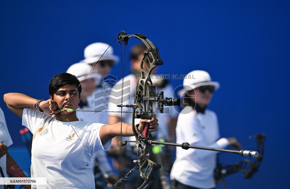 (Chengdu Universiade)CHINA-SICHUAN-CHENGDU-WORLD UNIVERSITY GAMES-ARCHERY(CN)