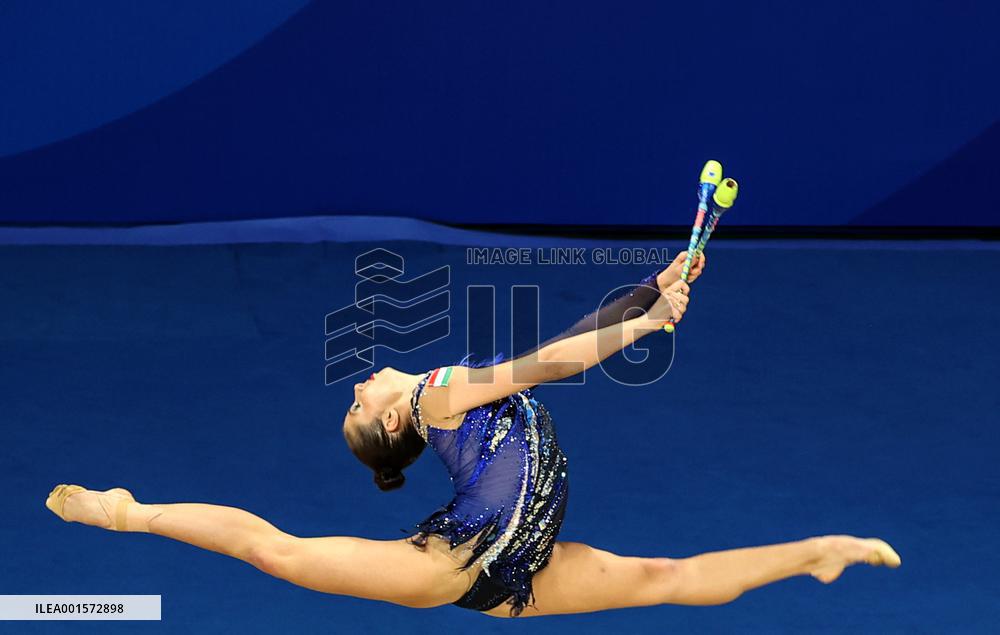 (Chengdu Universiade)CHINA-SICHUAN-CHENGDU-WORLD UNIVERSITY GAMES-RHYTHMIC GYMNASTICS(CN)