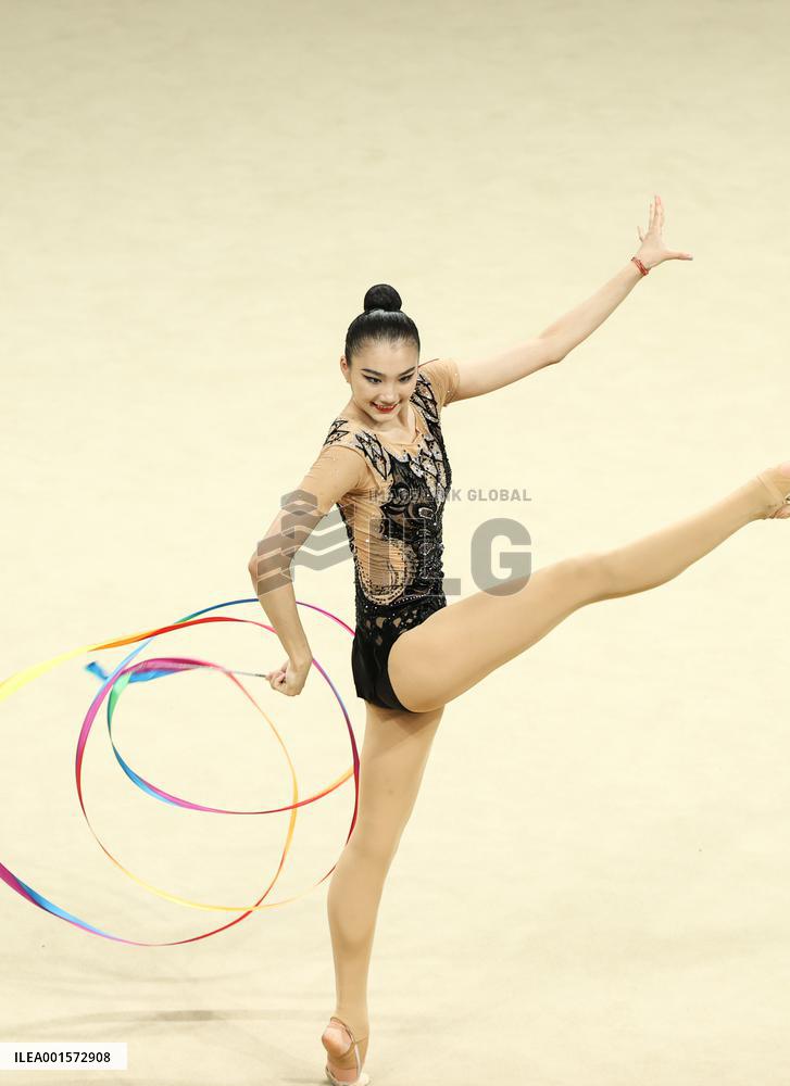 (Chengdu Universiade)CHINA-SICHUAN-CHENGDU-WORLD UNIVERSITY GAMES-RHYTHMIC GYMNASTICS(CN)