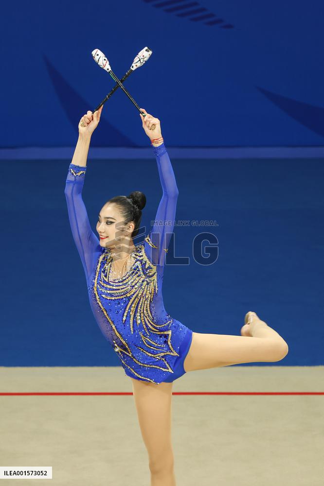 (Chengdu Universiade)CHINA-SICHUAN-CHENGDU-WORLD UNIVERSITY GAMES-RHYTHMIC GYMNASTICS(CN)