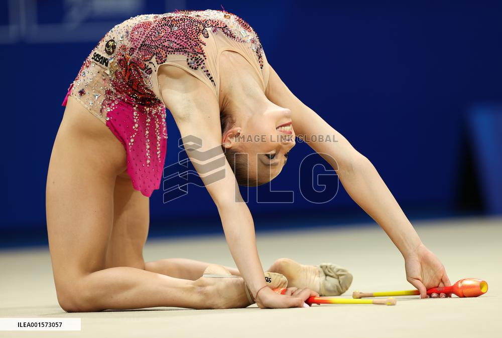 (Chengdu Universiade)CHINA-SICHUAN-CHENGDU-WORLD UNIVERSITY GAMES-RHYTHMIC GYMNASTICS(CN)