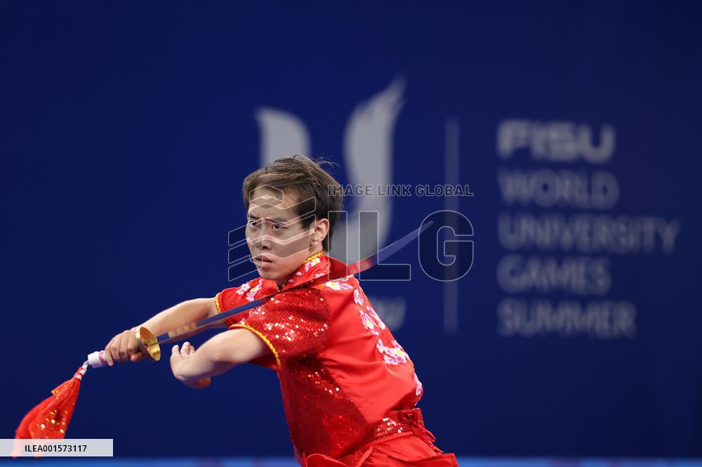 (Chengdu Universiade)CHINA-SICHUAN-CHENGDU-WORLD UNIVERSITY GAMES-WUSHU (CN)