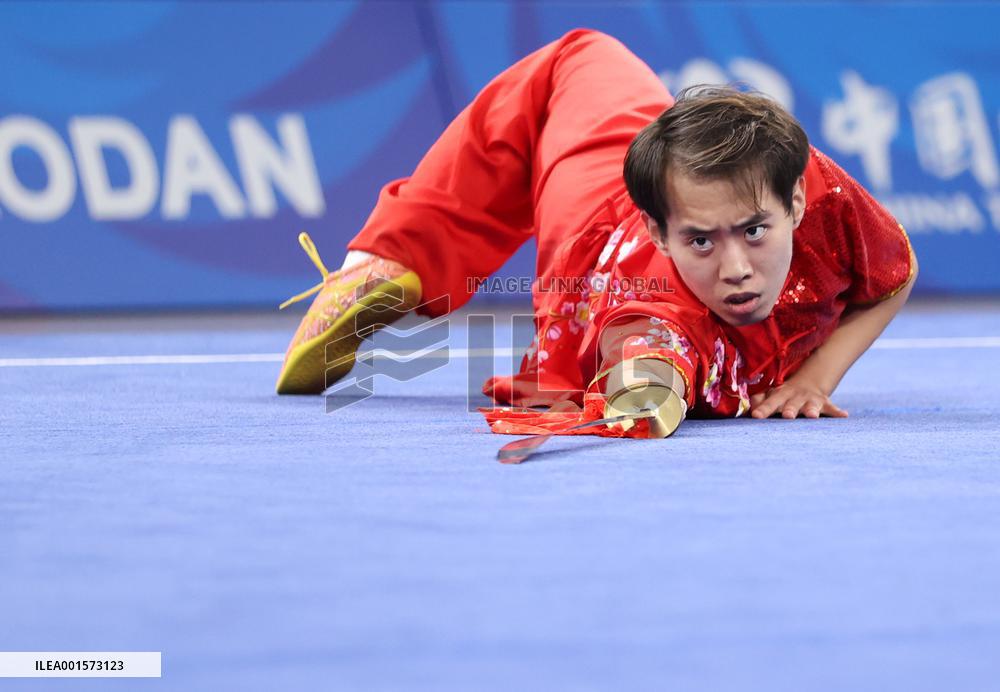(Chengdu Universiade)CHINA-SICHUAN-CHENGDU-WORLD UNIVERSITY GAMES-WUSHU (CN)
