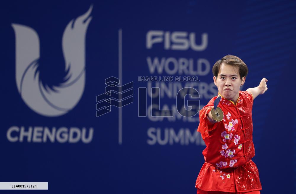 (Chengdu Universiade)CHINA-SICHUAN-CHENGDU-WORLD UNIVERSITY GAMES-WUSHU (CN)