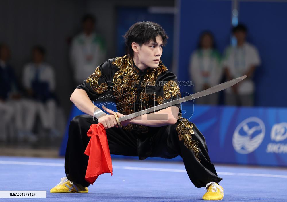 (Chengdu Universiade)CHINA-SICHUAN-CHENGDU-WORLD UNIVERSITY GAMES-WUSHU (CN)