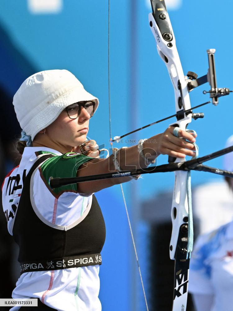 (Chengdu Universiade)CHINA-CHENGDU-WORLD UNIVERSITY GAMES-ARCHERY RECURVE MIXED TEAM (CN)