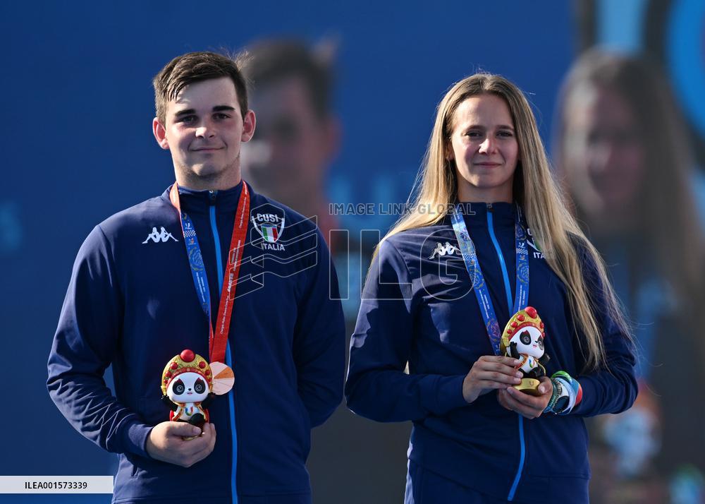 (Chengdu Universiade)CHINA-CHENGDU-WORLD UNIVERSITY GAMES-ARCHERY RECURVE MIXED TEAM (CN)