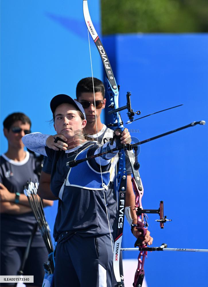 (Chengdu Universiade)CHINA-CHENGDU-WORLD UNIVERSITY GAMES-ARCHERY RECURVE MIXED TEAM (CN)