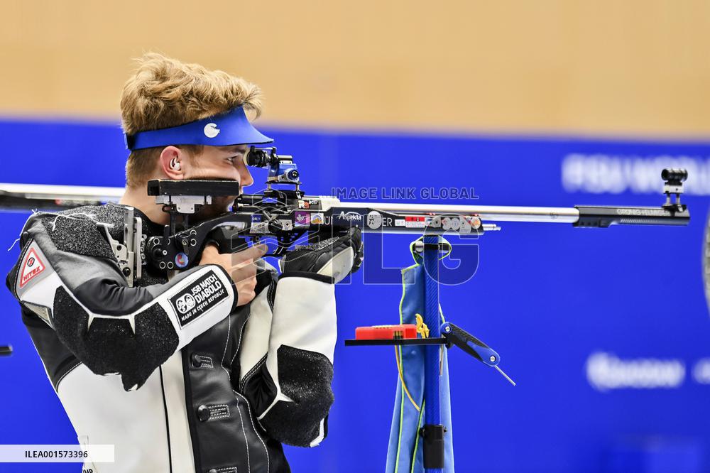 (Chengdu Universiade)CHINA-CHENGDU-WORLD UNIVERSITY GAMES-SHOOTING-50M RIFLE 3 POSITIONS MEN (CN)