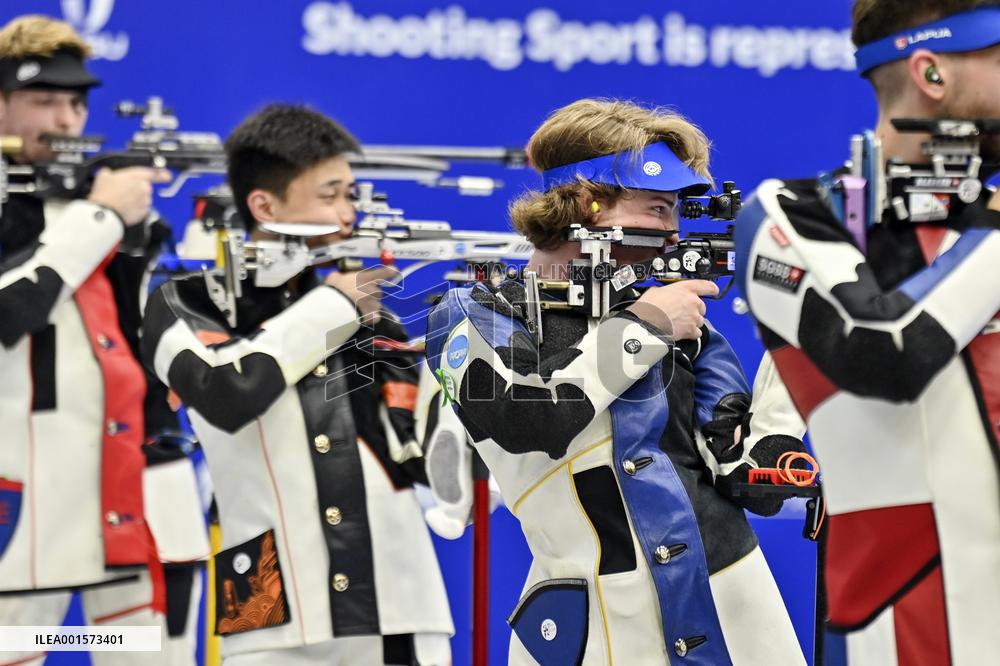 (Chengdu Universiade)CHINA-CHENGDU-WORLD UNIVERSITY GAMES-SHOOTING-50M RIFLE 3 POSITIONS MEN (CN)