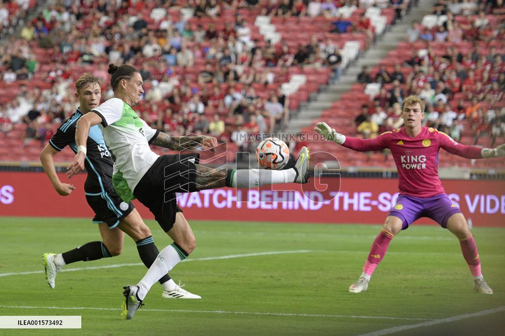 (SP)SINGAPORE-FOOTBALL-SINGAPORE FESTIVAL-LIVERPOOL VS LEICESTER CITY