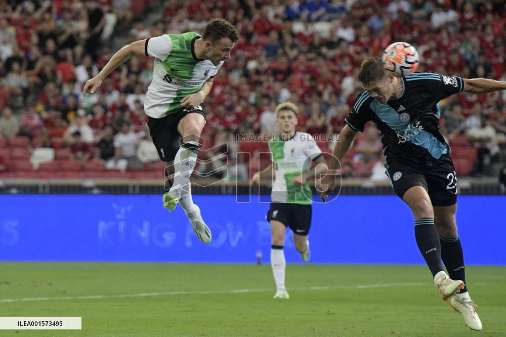 (SP)SINGAPORE-FOOTBALL-SINGAPORE FESTIVAL-LIVERPOOL VS LEICESTER CITY