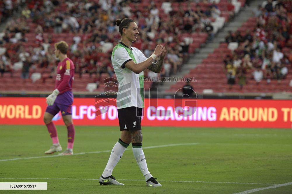 (SP)SINGAPORE-FOOTBALL-SINGAPORE FESTIVAL-LIVERPOOL VS LEICESTER CITY
