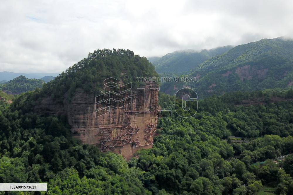 CHINA-GANSU-MAIJISHAN GROTTOES-TOURISM (CN)