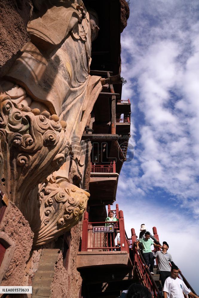 CHINA-GANSU-MAIJISHAN GROTTOES-TOURISM (CN)