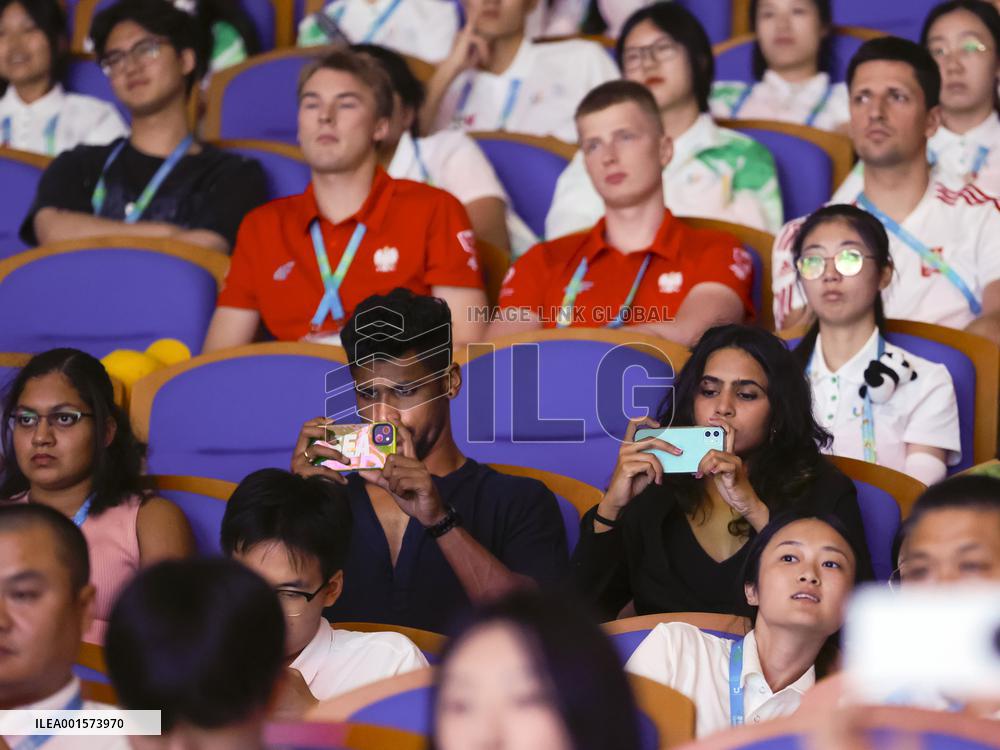 (Chengdu Universiade)CHINA-CHENGDU-WORLD UNIVERSITY GAMES-CONCERT